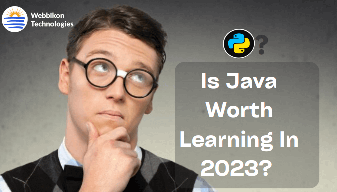 A Confused Java Programmer On Glasses, And Thinking Whether To Learn Java Or Python