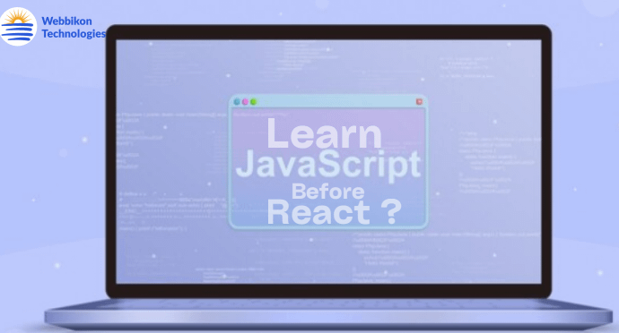 An Image Of A Computer Screen Showing Learn JavaScript Before React
